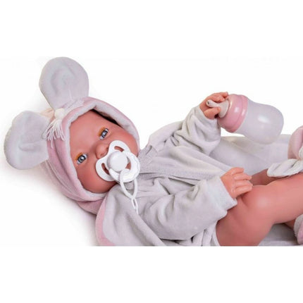 Antonio Juan 50392 Mia zwinkernde und urinierende realistische Babypuppe mit vollvinylem Körper 42 cm
