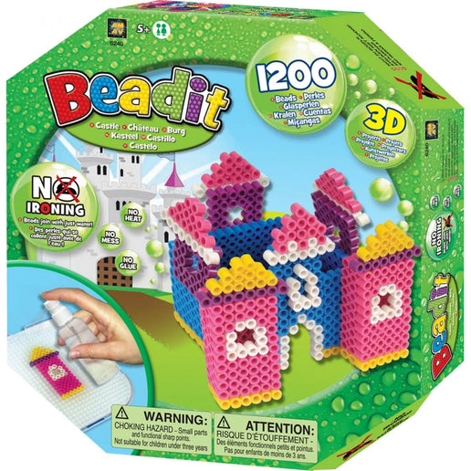 Beadit Kreativset mit Perlen 3D Burg