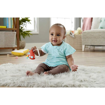 Fisher-Price Beißring und Rassel Fliegenpilz