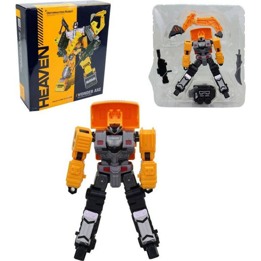 Roboter mit Transformation zum Bagger