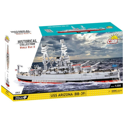 Cobi 4843 Erster Weltkrieg USS Arizona BB-39 2046 Teile