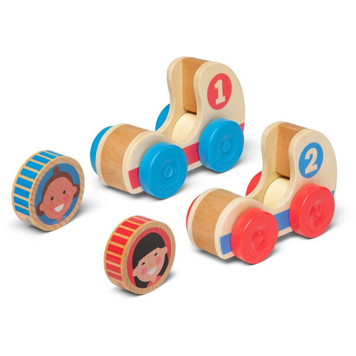 Melissa & Doug Go Tots Holz-Rennautos