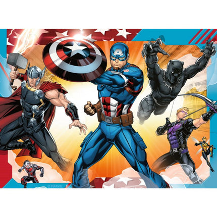 Ravensburger Puzzle: Marvel 4x Puzzle in der Box - Avengers