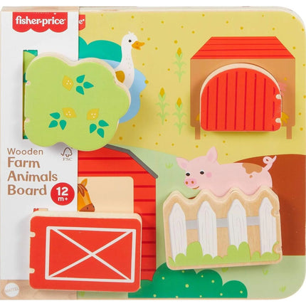 Fisher-Price Holz-Versteckspiel Tierchen