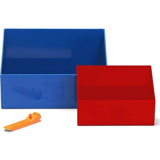 LEGO® Schaufel für Bausteine Rot und Blau 2 Stk.