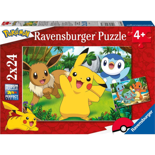 Ravensburger Puzzle: Pokémon 2 x 24 Teile