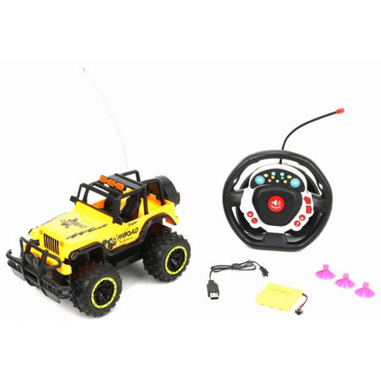 RC-Jeep ferngesteuert gelb