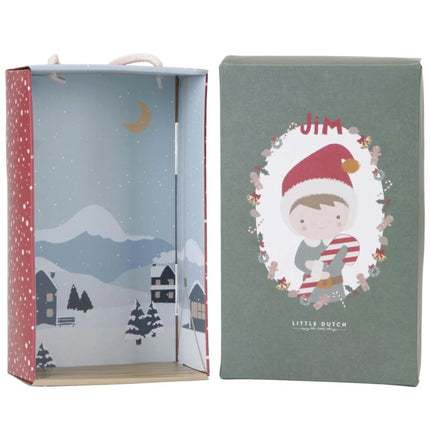 Puppe Jim weihnachtlich 35 cm