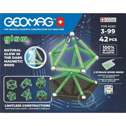 Geomag Glow Recycled 42 Teile