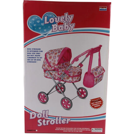 Tiefer Kinderwagen mit Tasche