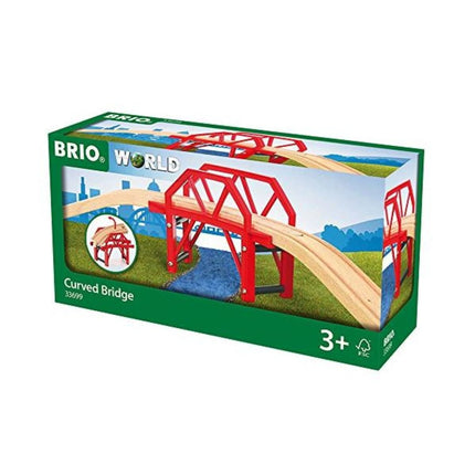 BRIO Brücke in der Kurve