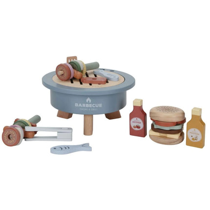 Holz-Barbecue-Set