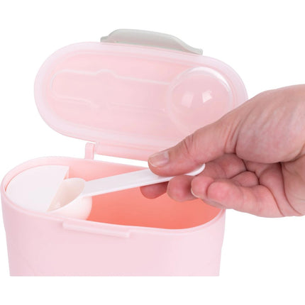 Behälter für Milchpulver mit Messlöffel 160 g Pink