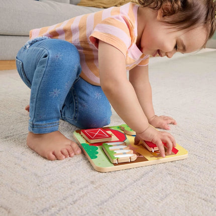 Fisher-Price Holz-Versteckspiel Tierchen