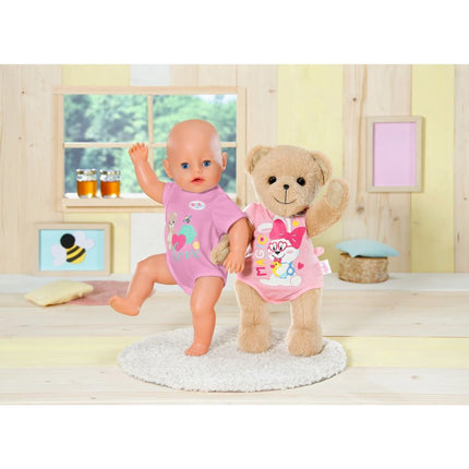 BABY born Teddybär rosa Kleidung