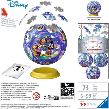 Puzzle-Ball Disney 72 Teile