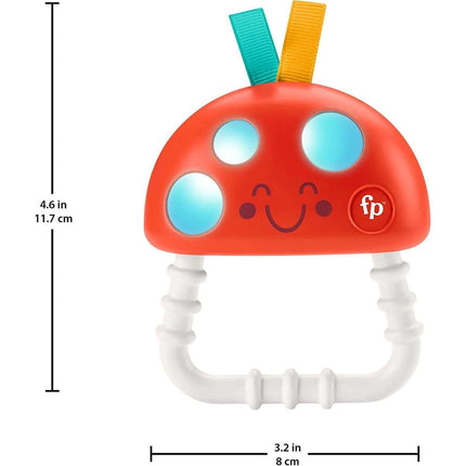 Fisher-Price Beißring und Rassel Fliegenpilz