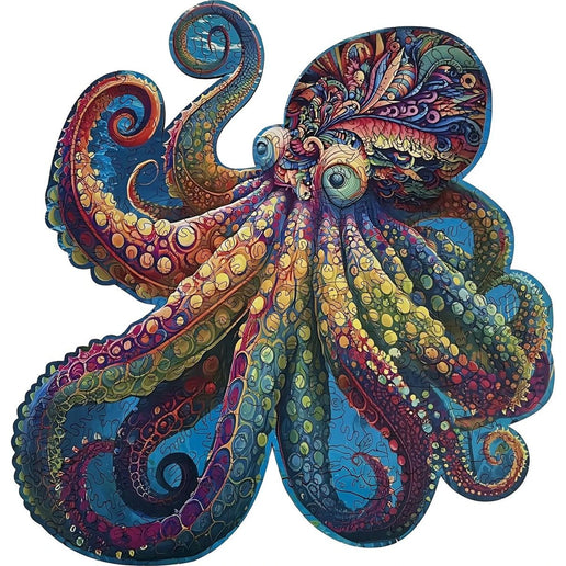 Holzpuzzle Oktopus A3