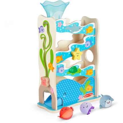 Melissa & Doug Rollables Holzrutsche