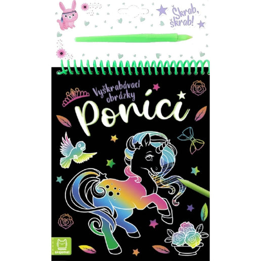 Kratzbilder Ponys
