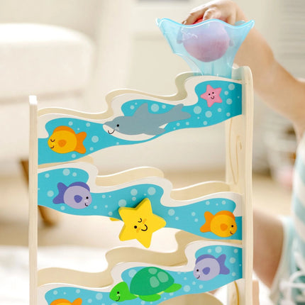 Melissa & Doug Rollables Holzrutsche