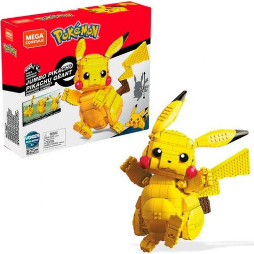 MEGA Baue und stelle deinen Pokémon Jumbo Pikachu aus 825 Teilen aus