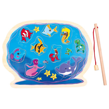 Magnetisches Puzzle Aquarium mit Angel 12 Teile