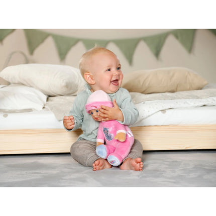 BABY born für Babys Schlafpuppe dunkelrosa mit Rassel innen 30 cm