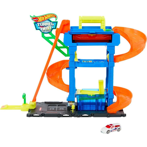Hot Wheels City Color Shifters Autowaschanlage mit Drehtunnel