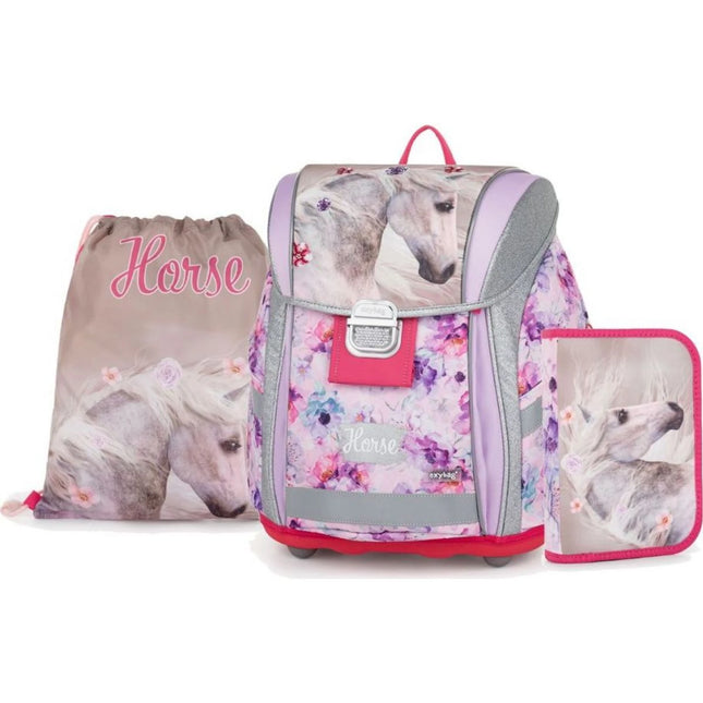 Oxybag Schulset 3-teilig Premium Light Pferd Romantic