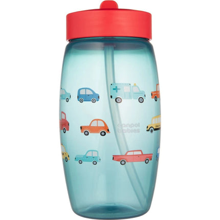 Flasche mit Klapptrinkhalm Cars 400 ml
