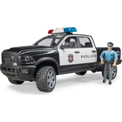 Bruder 2505 RAM 2500 Polizei mit Figur 1:16