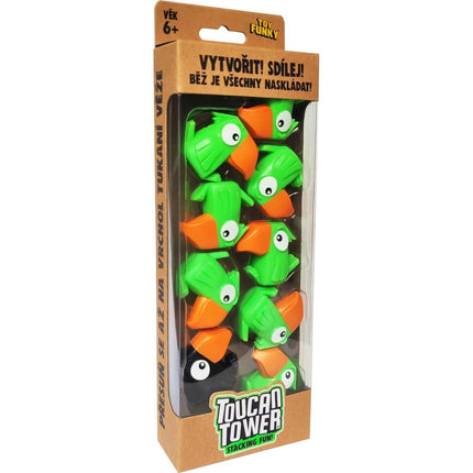 Gesellschaftsspiel Tukan-Turm grün
