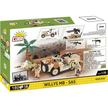 Cobi 2298 Willys MB D-DAY 180 Teile
