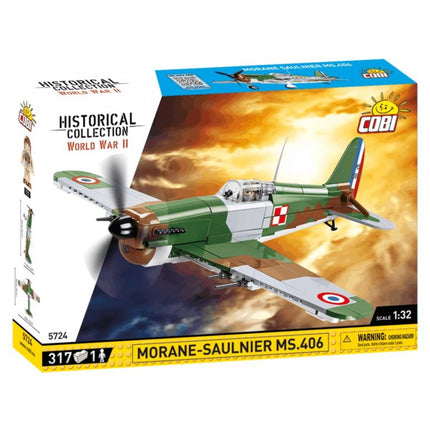 Cobi 5724 Zweiter Weltkrieg Morane Saulnier MS.406 317 Teile