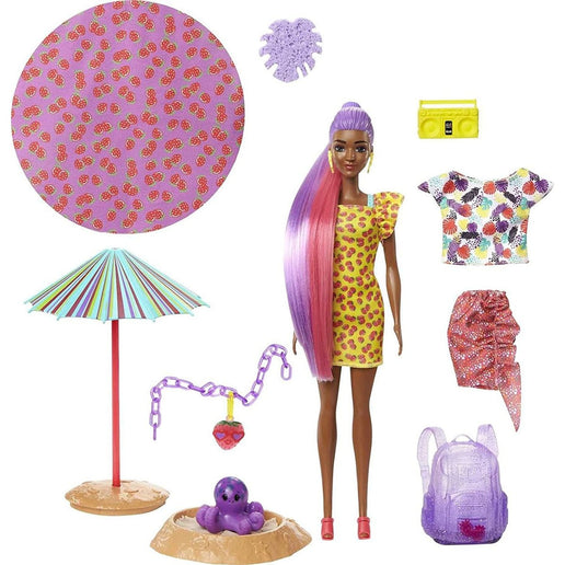 Barbie Color Reveal Puppe Schaum voller Spaß Erdbeere GTR91