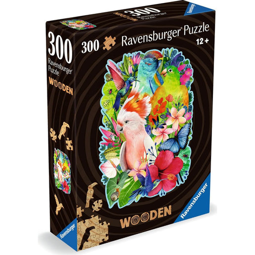 Ravensburger Holzpuzzle: Bunte Papageien 300 Teile