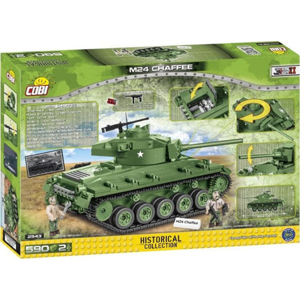 Cobi 2543 Kleine Armee Zweiter Weltkrieg M24 Chaffee 590 Teile
