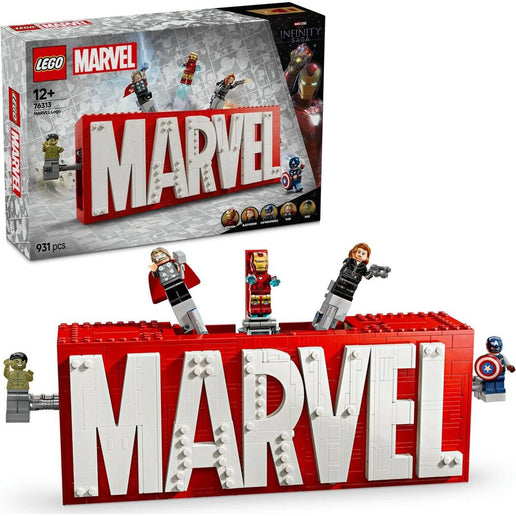 LEGO® Marvel 76313 MARVEL-Logo und Minifiguren