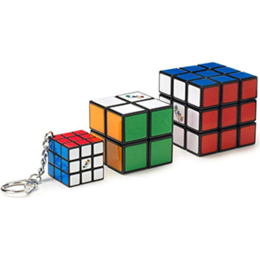 Rubik-Würfel Set 3 x 3, 2 x 2 und 3 x 3 Anhänger