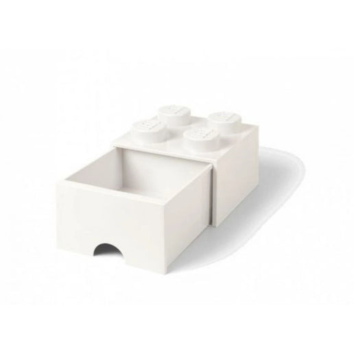 LEGO® Aufbewahrungsbox 4 mit Schublade 25 x 25 x 18 cm Weiß