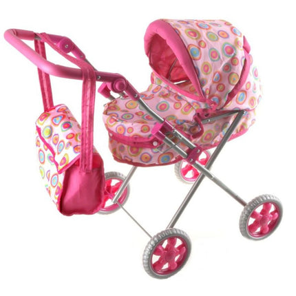 Tiefer Kinderwagen mit Tasche