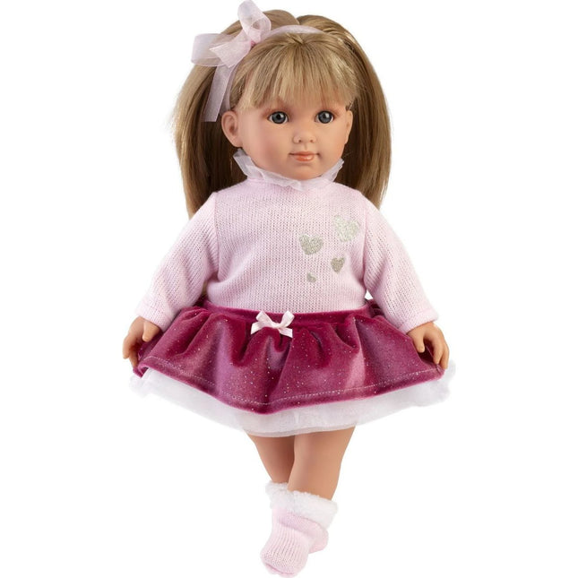 Elena Realistische Puppe mit weichem Stoffkörper 53552 35 cm