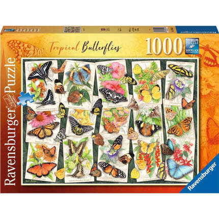 Ravensburger Puzzle: Tropische Schmetterlinge 1000 Teile
