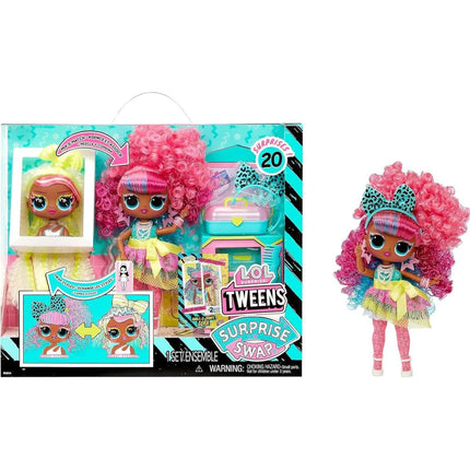 LOL Surprise Swap Tweens Puppe und Mini Tweens Frisierkopf Cora