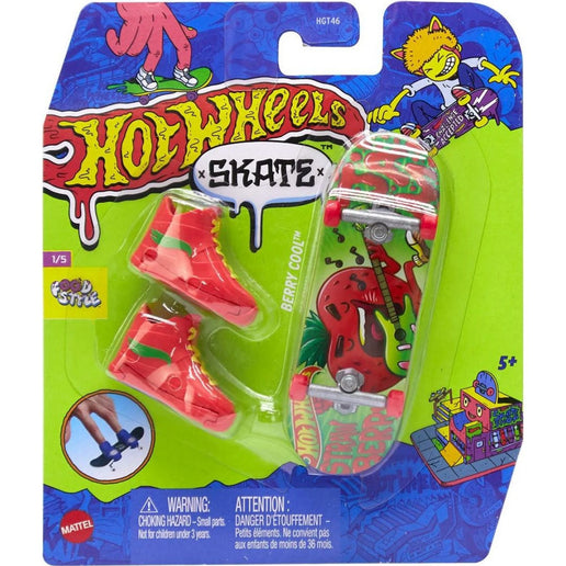 Hot Wheels Fingerboard und Schuhe 10,5 cm HGT46 Berry Cool