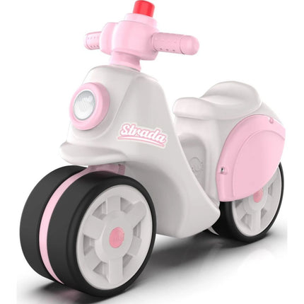FALK Laufrad Scooter Strada weiß-rosa