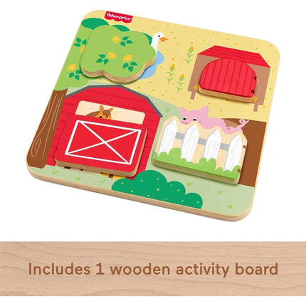 Fisher-Price Holz-Versteckspiel Tierchen