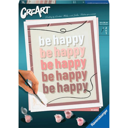 CreArt Sei glücklich: Be happy