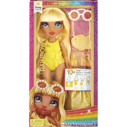 Rainbow High Fashion Puppe im Badeanzug Sunny Madison